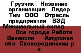 Грузчик › Название организации ­ Лидер Тим, ООО › Отрасль предприятия ­ ВЭД › Минимальный оклад ­ 32 000 - Все города Работа » Вакансии   . Амурская обл.,Сковородинский р-н